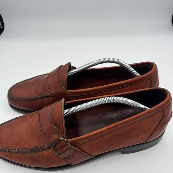 Polo Ralph Lauren Loafers Mens Sz 10.5 Brown Leather Penny Loafers Preppy main image 5